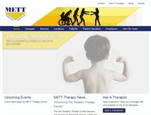 Tablet Screenshot of metttherapy.com